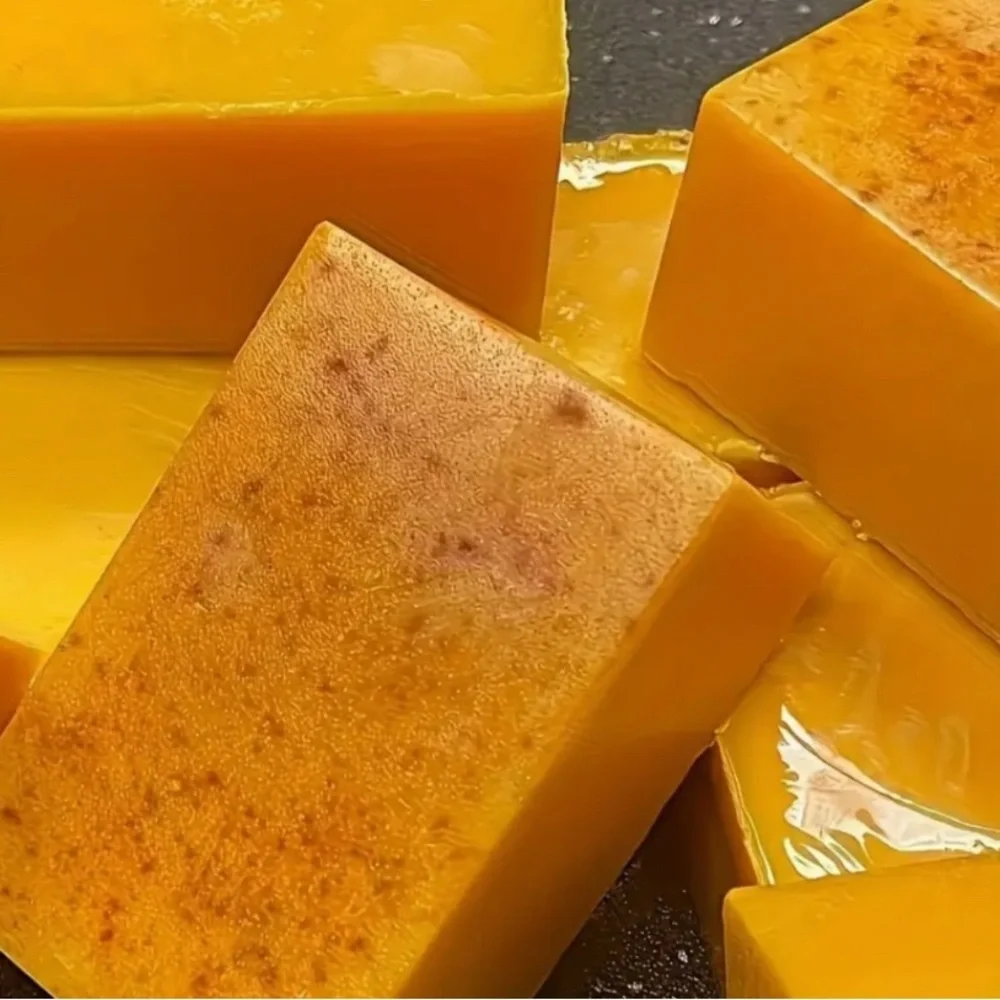 Turmeric & Kojic Brightening Soap - Set of 3 - Picture 3 of 4